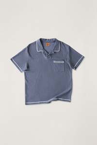 Mens T Shirts: Ladder Vintage Terry Polo Vintage Navy
