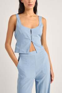 Womens 50 Off: Maya Vest Top Cornflower