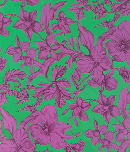 Products: PRINTED GLOSS WRAPPING PAPER FLORAL BLISS - Ribbon & Blues