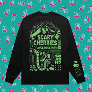 Products: Glow in the Dark Halloween Special Unisex Long Sleeve - Rice Rice Baby