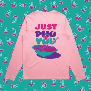 Products: JUST PHO YOU FEMALE'S PINK LONG SLEEVE - Rice Rice Baby