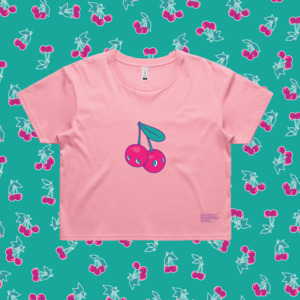 HOTTER THAN YOUR EX FEMALE'S PINK CROP TOP - Rice Rice Baby