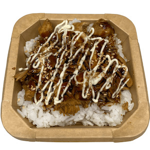school: Teriyaki Chicken on Rice