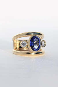 Rings: Rubset Tanzanite & Diamond Ring