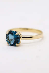 London Blue Topaz Dress Ring