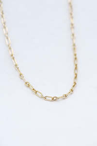 Necklaces And Pendants: Double link paperclip chain
