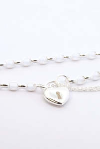 Silver belcher bracelet