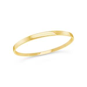 9ct Yellow Gold Flat Bangle