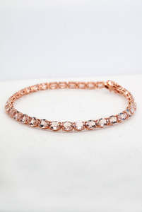 Morganite Tennis Bracelet