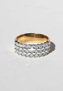 Yellow Gold Multi Diamond Band