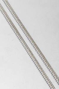 Necklaces And Pendants: Sterling Silver Double Curb Necklace