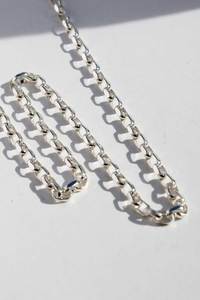 Sterling Silver Diamond Cut Belcher Necklace