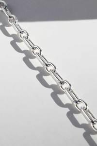 Bangles And Bracelets: Sterling Silver Figaro Paperlink Bracelet