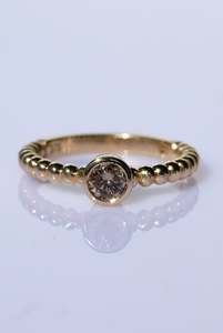 Rings: Natural Champagne Diamond Ring