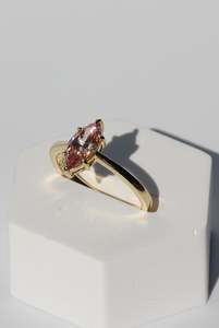 Rings: Lab-grown Pink Marquise Ring
