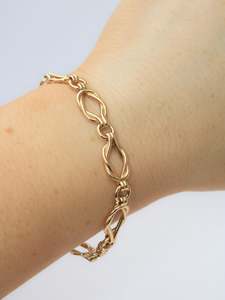 Bangles And Bracelets: Yellow Gold Sailors Knot Bracelet