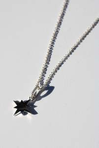 Necklaces And Pendants: Sterling Silver North Star Pendant