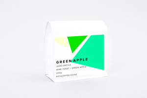 Our Current Coffees: WINE YEAST AND GREEN APPLE (COLOMBIA) ANAEROBIC FRUIT PREP