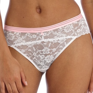 Lingerie: Offbeat brief white from Freya