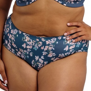 Lingerie: Goddess Kayla brief Teal Blossom GD6168