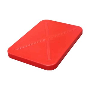 Red Lid to suit 150L Tapered Rotationally Moulded Plastic Tubs (RTR150RLID) - Ri&hellip;