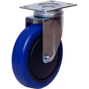 100mm Reb Rubber Swivel Light Industrial Castor (S4404) - Richmond Rolling Solutions NZ