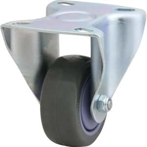 Products: 75mm Poly Nylon Rigid Zinc Durolite Castor (R3107) - Richmond Rolling Solutions NZ