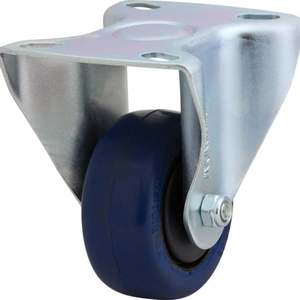 Products: 75mm Rebound Rubber Rigid Zinc Durolite Castor (R3117) - Richmond Rolling Solutions NZ