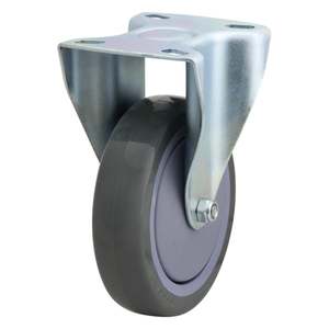 Products: 150mm Poly Nylon Rigid Zinc Durolite Castor (R6107) - Richmond Rolling Solutions NZ