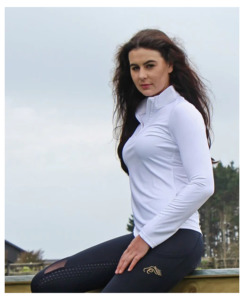 Products: Cavallino Competition Long Sleeve Riding Shirt - Rider-Clothing : Richmond Saddlery - Cavallino