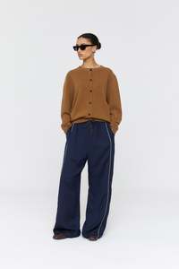 Freddy Cardigan  AW26 Tobacco