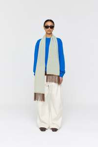 New Arrivals: Lori Scarf  AW26 Mint + Butter + Brown
