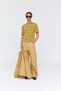 New Arrivals: Francisco Knit Tee AW26 Sand + Khaki