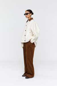 Monte Jean Cord AW26 Tobacco