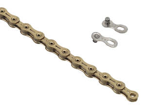Chains: Bike chain YBN 11 speed Titanium Gold