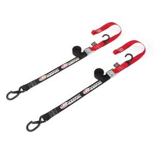 Tie Downs Latch Hook Maxima Bike 2 pack Black/Red