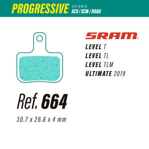 Brake Pads: Less Brakes SRAM Progressive 664