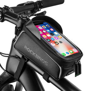 Bags And Panniers: Rockbros Bike Frame Bag Phone Holder