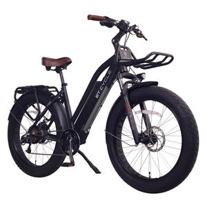 ET.Cycle T720 Fat Trekking Step-thru E-Bike, 48V 15Ah 720Wh Battery [Matt Black 26"]