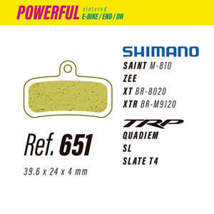 Less Brakes Shimano Powerful 651