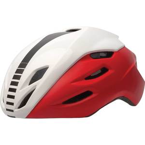 Helmets 2: Polisport Aero R – Large Cycling Helmet (Red/White, 58–61 cm)