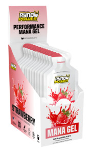 Ryno Power Performance Gel - Strawberry (12-Pack Caddy)