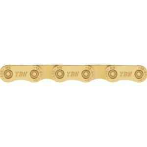 YBN MK12E Flat-Top 12-Speed E-Bike Chain 136L (Ti-Gold)