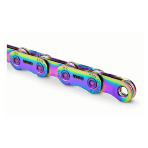 YBN MK12E FlatTop 12 Speed T Type EBike Chain 136L (Ti-Rainbow)