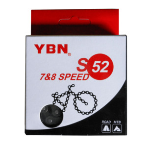 Chains: YBN S52 "Super Shift" 7 / 8 Speed Chain 116L