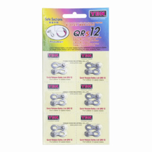 Chains: YBN QRS12 12-Speed Quick Release-Safety Link - 6-Set Card