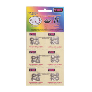 Chains: YBN QRS11 11-Speed Quick Release-Safety Link - 6-Set Card