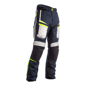 Streetbike Pants: RST MAVERICK CE LADIES TEXTILE PANT [BLUE/FLO YELLOW]