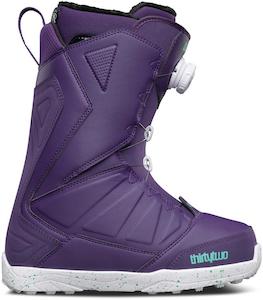 Snow Boots: 32 WOMENS LASHED BOA SNOWBOOTS [PURPLE]