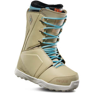 32 WOMENS LASHED SNOWBOOTS [TAN/BLUE]